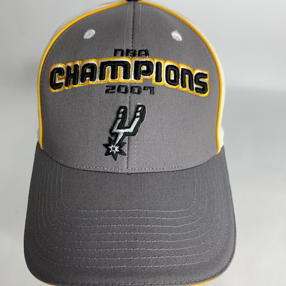 San Antonio Spurs 2007 NBA Champions Hat Adjustable Cap